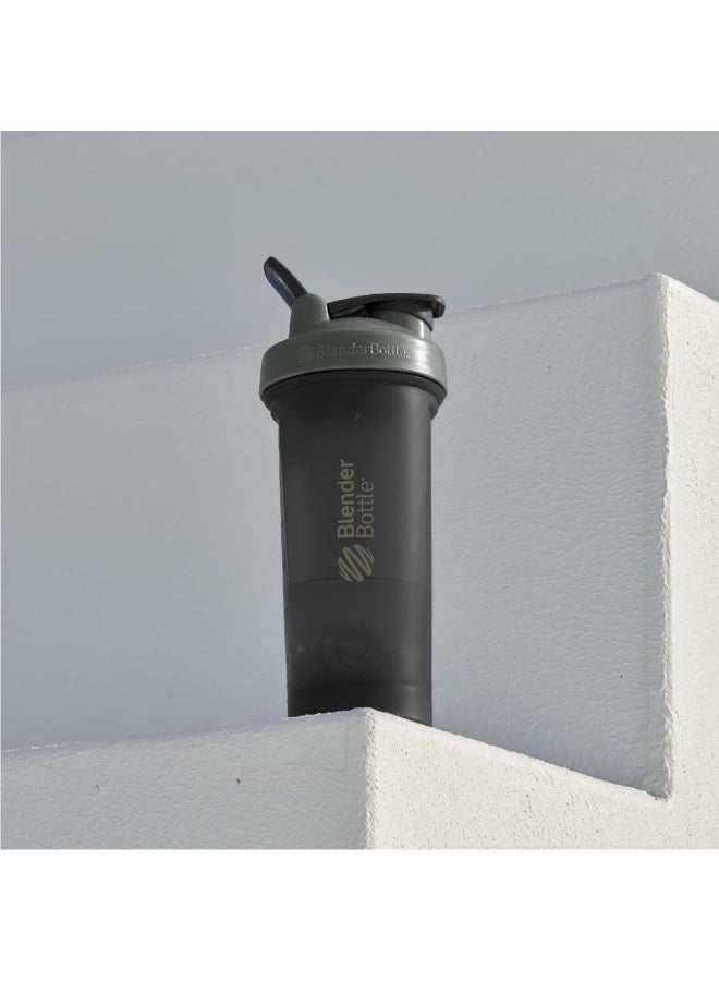 BlenderBottle Blender Bottle Classic V2 Shaker Perfect For Protein Shakes And Pre Workout, 28-Ounce, Grey/Black, Black Shadow - Image 5